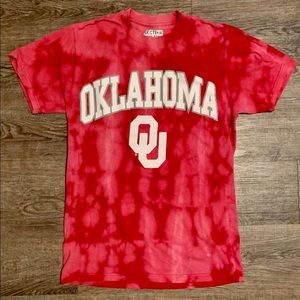 Acid washed Oklahoma University Graphic Tee
